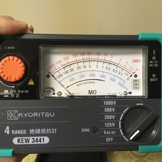 絶縁抵抗計未使用品‼︎