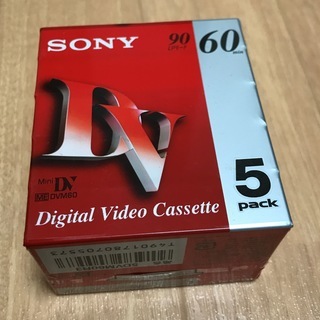 SONY ミニデジタルビデオカセット 5巻パック