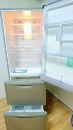 【配達設置無料】三菱370L冷蔵庫✨☀✨製氷機使用可❗！