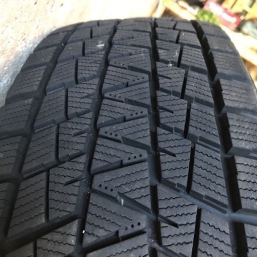 225/65R17 タイヤホイールセット ブリザック マツダ純正アルミ バリ山 美品 DM-V1 4本セット