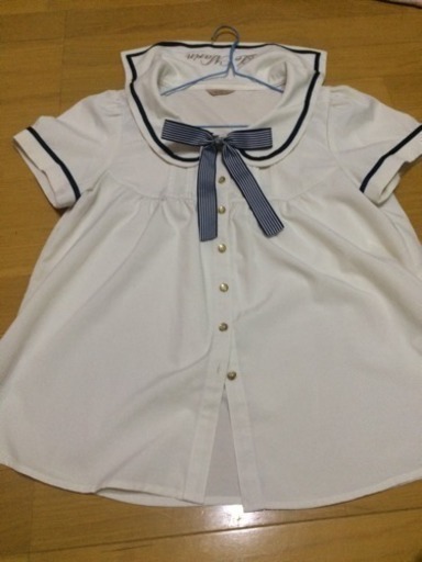アマベル 2点セットマリン セーラー風ブラウス 学生服風 シキ 下都賀の服 ファッションの中古 古着あげます 譲ります ジモティーで不用品の処分