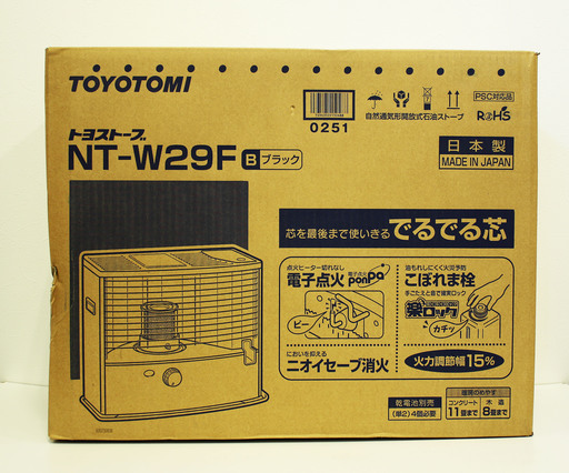 新品☆TOYOTOMI 石油ストーブ NT-W29F