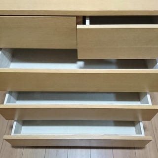 無印良品オーク材チェスト4段ワイド オーク材使用の無印良品 MUJI チェスト 4段ワイド – バナル