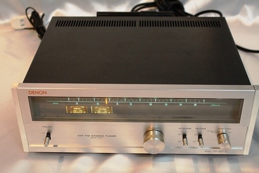 DENONデノン FM/AMチューナー TU-300Z 完動品 1975年製