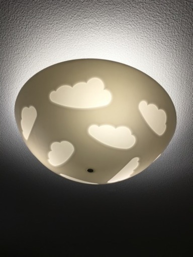 Ikeaの雲シーリングライト あんにん 中津の生活家電の中古あげます 譲ります ジモティーで不用品の処分