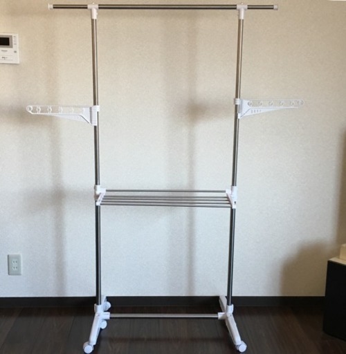 ニトリ 縦横伸縮自在ｉ型物干しスタンド おゆ 久留米の洗濯用品 物干し竿 ロープ の中古あげます 譲ります ジモティーで不用品の処分