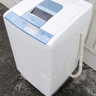 日立《乾燥機能付き洗濯機》NW-D8JX　洗8.0/乾4.5kg　09年