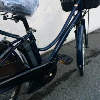 ヤマハ パス アミ 新基準 子供乗せ 紺 ビビ アシスタ 神戸市 電動自転車