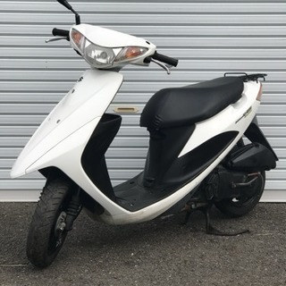 人気車!スズキ アドレスV50G ホワイト シート張替え済 セル1 4st