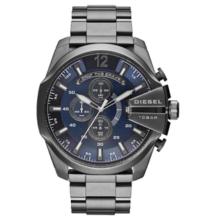 新品　未使用　DIESEL ディーゼル DZ4329 メガチーフ ガンメタル クロノグラフ