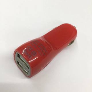 ♪赤色♪便利な２ポート♪　充電器　12V　USBポート 充電器 ...