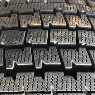 200系ハイエース☆バリ山スタッドレス＆鉄ホイル4本SET☆