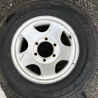 200系ハイエース☆バリ山スタッドレス＆鉄ホイル4本SET☆
