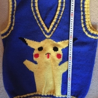 手編みセーター(ぴかちゅう)
