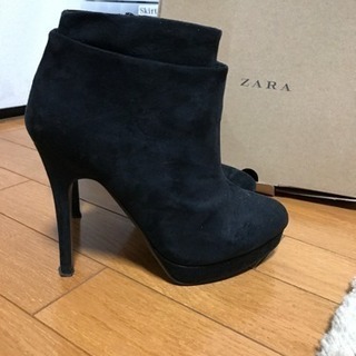 ZARA ショートブーツ ブラック 37サイズ