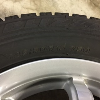 145/80R13 ムーヴラテに使用 14年式スタッドレスタイヤ