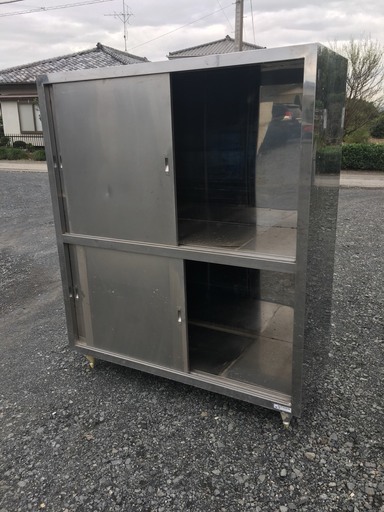 ステンレス食器棚　業務用　中古