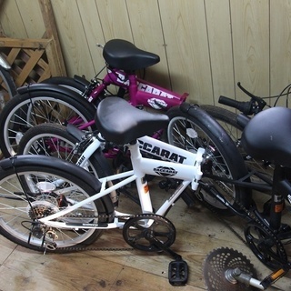 宮古島市　中古　極美品　使用５日　折り畳み式　普通タイプ　すべてギア付き　自転車