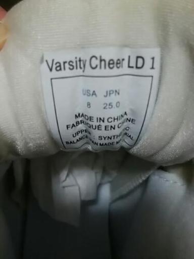 新品】バーシティチアリーディングシューズ