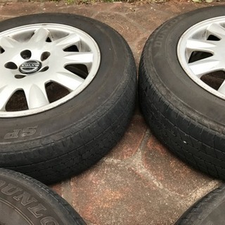 ボルボ 純正 タイヤホイールセット V70 850 205/55R16 バリ山 MU：TECH