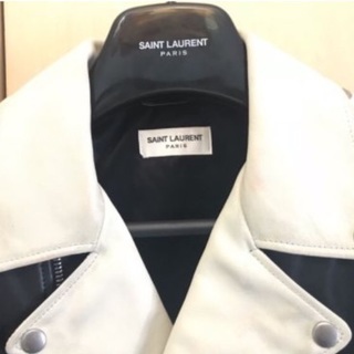 14AW サンローラン ライダース サイズ46 三代目 登坂 私服 バイカラー