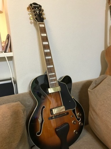 Ibanez フルアコ 7弦ギター