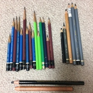 アート系鉛筆 6H〜6B、コンテ鉛筆、ダンマートグラフ、鉛筆消しゴム