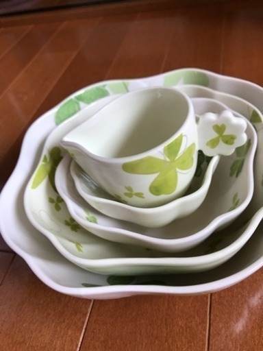 クローバー 食器 かわいい 5つセット
