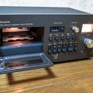 動作OK!Technics テクニクス カセットデッキ RS-678U ゴムベルト交換