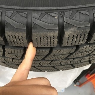 アルミホイル 225 65R 17インチ スタッドレス タイヤ付き 4本 函館