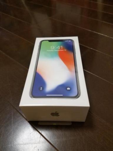 新品未使用未開封　iphoneX sim フリー　256GB