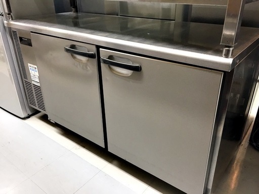 中古 ホシザキ RT-150SNC-ML型 テーブル形 冷蔵庫 コールドテーブル 台下冷蔵庫 2ドア 業務用 2003年製