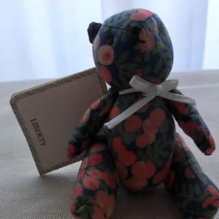LIBERTYぬいぐるみ3点セット　リバティーインテリア雑貨　ウィリアムモリス