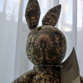 LIBERTYぬいぐるみ3点セット　リバティーインテリア雑貨　ウィリアムモリス