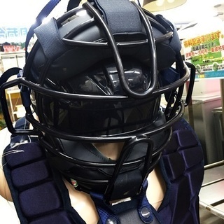 中古　美品　一般軟式用　キャッチャー防具　6点セット
