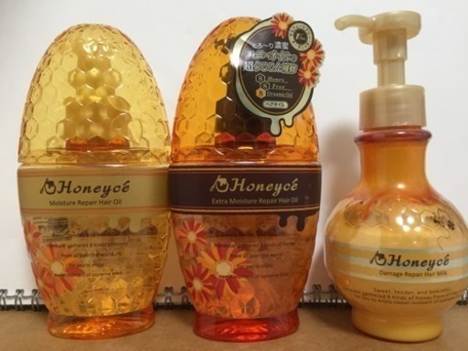 未使用品含 ハニーチェ ヘアオイル2種 ヘアミルク Dondoko 御徒町のヘアケアの中古あげます 譲ります ジモティーで不用品の処分