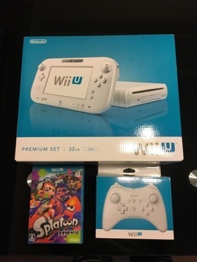 Wii U プレミアム32GB (スプラトゥーン・プロコントローラー付き) 中古品