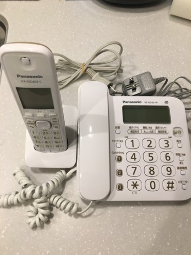 コードレス電話機 Panasonic VE-GD23-W