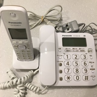 コードレス電話機 Panasonic VE-GD23-W