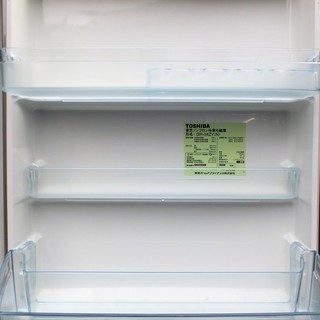 ☆ 東芝 TOSHIBA GR-34ZV 339L 大容量3ドアノンフロン冷凍冷蔵庫◇置け