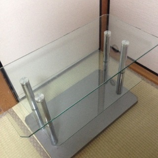 ガラス TVテーブル