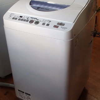 ♪SHARP 洗濯機 ES-TG55L 5.5kg 乾燥機能 AG+イオン 洗濯槽分解清掃済 ...