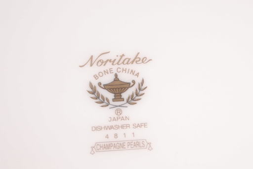 未使用 Noritake ノリタケ ボーンチャイナ シャンパンパールズ 26.5cm スクエアプレート 3枚セット CHAMPAGNE PEARLS
