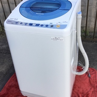 美品>パナソニック*全自動洗濯機・エコウォッシュ 6.0kg 送風 美品>パナソニック*全自動洗濯機・エコウォッシュ 6.0kg 送風