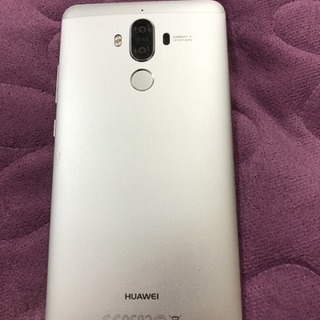HUAWEI Mate 9　シルバー　楽天モバイル　美品 楽天モバイル：HUAWEI Mate 9