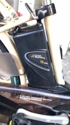 panasonic 電動自転車 充電器付き 8Aバッテリー