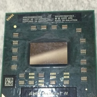 CPU AMD athlonII M320のみ