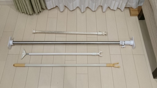 長めの突っ張り棒　他
