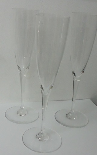 値下げ↓↓未使用品☆Baccaratバカラ☆ドンペリニヨン/シャンパンフルート/シャンパングラス/3点セット