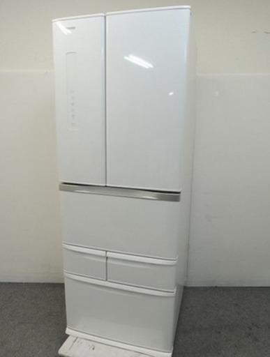 6ドア冷蔵庫 TOSHIBA 東芝 GR-F51FS(WS) 510L フレンチドア シェルホワイト 2013年製
